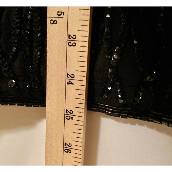 Carina International Vintage Black Sequined Top - Picture 7 of 11